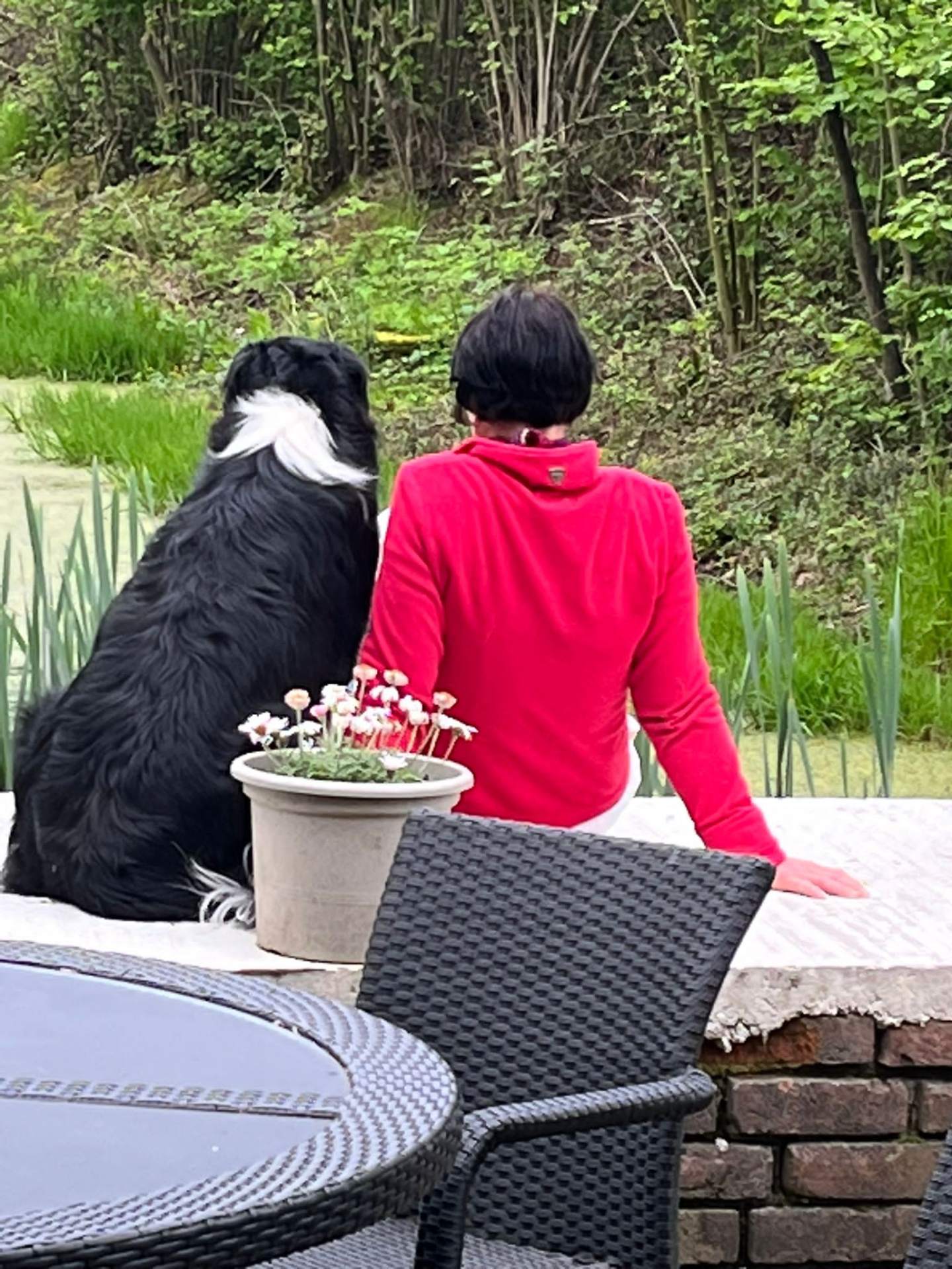 Désirée with their pet